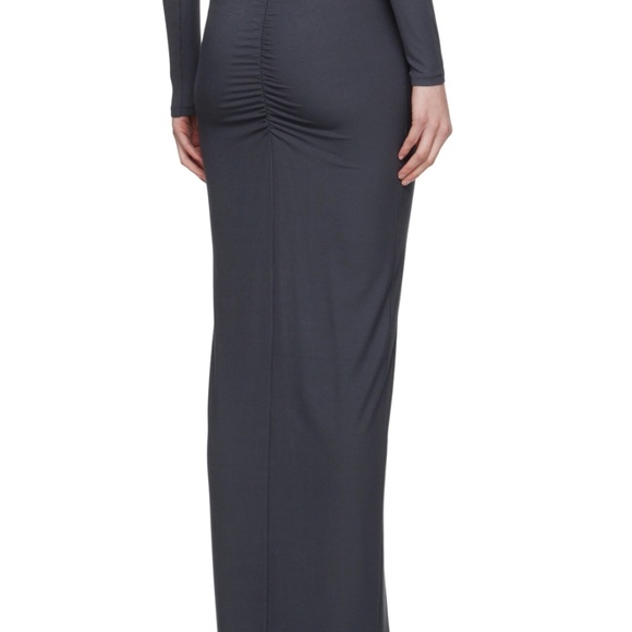 SKIMS Gray soft lounge ruched maxi skirt - Picture 2 of 5